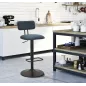 Hoker Barowy LIGHT NAVY 41x47,5x85-106,5 cm (siedzenie 61-83 cm) ZESTAW 2 SZT